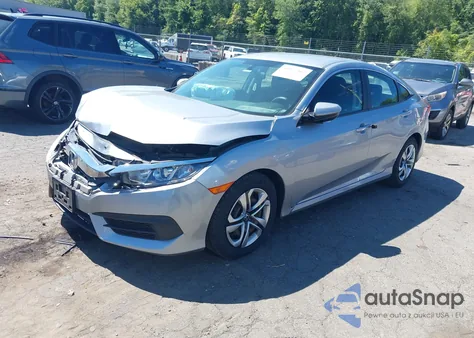 2018 Honda Civic Lx из США, поврежденный, VIN 2HGFC2F51JH582530